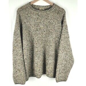 Men's Classic Knit Sweater - Brown